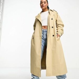 🆕🧥 ASOS CURVE LONGLINE TRENCH COAT 🧥🆕